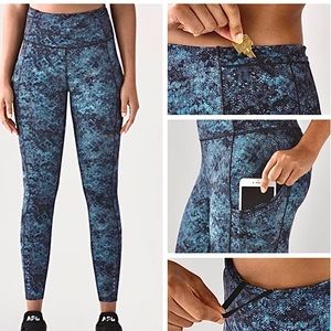 Lululemon Fast & Free 7/8 Fairsle